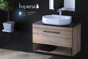 Комплектом меблів BLACK EDGE - неповторний образ вашої ванної кімнати. фото