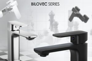 Матовий чорний та блискучий хром серії Bilovec від Imprese фото