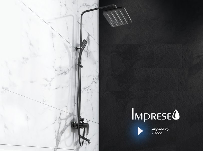 Imprese MODUS черная Душевая система колонна, смеситель для ванны. f03008210SB f03008210SB фото