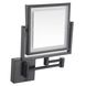 Черное зеркало косметическое с подсветкой ик-датчик квадратное Volle 2500.280604 2500.280604 фото 1