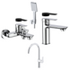 Набор смесителей для ванны и кухни Volle Libra set233 фото 1