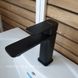 Черный набор смесителей для ванны и умывальника IMPRESE Bilovec black020 фото 6