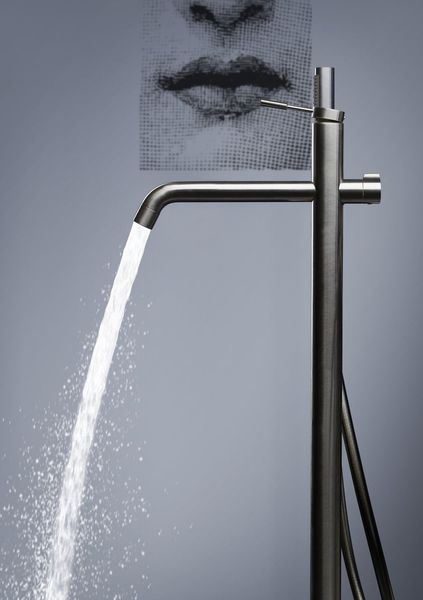 Imprese BRENTA графитовый хром. Смеситель для ванны, на пол: латунь. ZMK091908060 ZMK091908060 фото