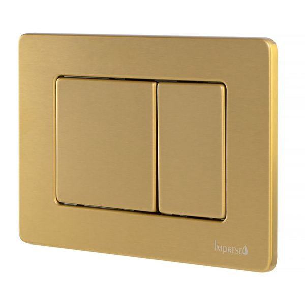 Кнопка смыва клавиша золото сатин для инсталляции Imprese i7112SG i7112SG фото