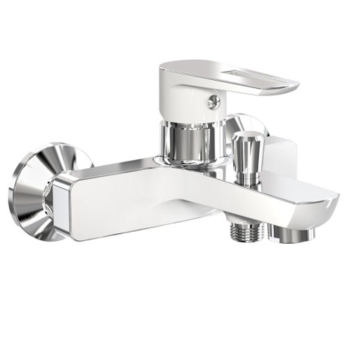 Imprese Breclav хром-білий. Змішувач для ванни, короткий: клапан; латунь. 10245W 10245W фото