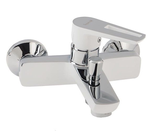 Imprese Breclav хром-білий. Змішувач для ванни, короткий: клапан; латунь. 10245W 10245W фото