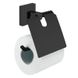 CUADRO черный держатель для туалетной бумаги квадратный Volle 2536.240104 2536.240104 фото 1