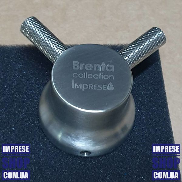 Imprese BRENTA никель-мат. Крючок для полотенца, двойной; латунь. ZMK081906210 ZMK081906210 фото