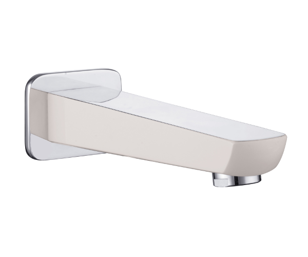 Imprese Breclav хром-белый. Излив для ванны, врезной в стену: латунь. VR-11245W VR-11245W фото