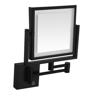 Черное зеркало косметическое с подсветкой сенсорное de la noche Volle 2500.281104 2500.281104 фото