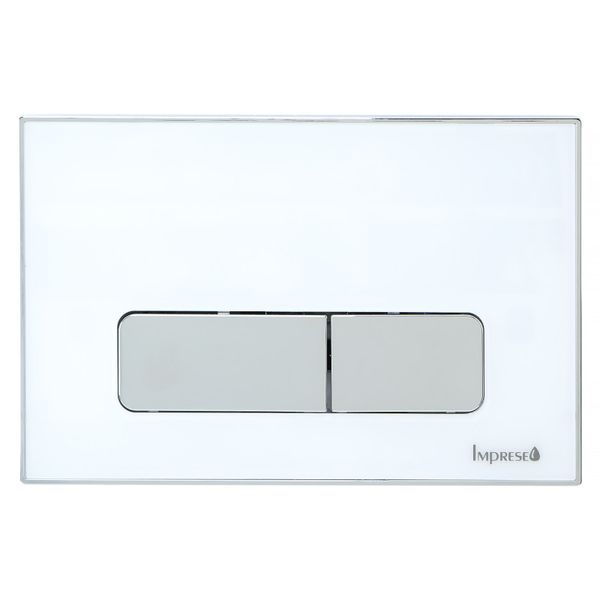 Белая кнопка смывная клавиша для инсталляции Imprese i7110AW i7110AW фото